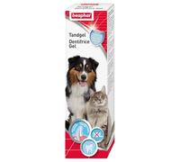 Beaphar - Gel Dentifrice pour Chien et Chat - Nettoyage des Dents sans brossage ni rinçage - Combat la Plaque Dentaire, la Formation de tartre et la Mauvaise haleine - Tube 100 g