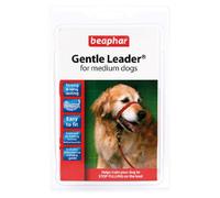 Beaphar Gentle Leader Collier muserolle pour chien Rouge Taille M