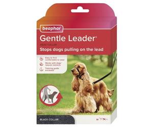 BEAPHAR Gentle Leader M Collier de Contrôle Moyen Noir