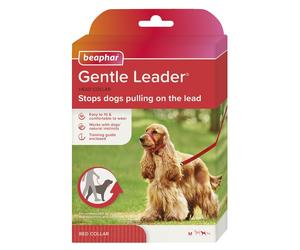 BEAPHAR Gentle Leader M Collier Uzda Rouge moyen