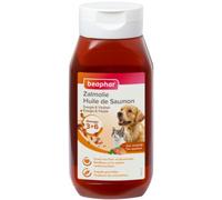 Beaphar – Huile de saumon – Complément alimentaire pour chien et chat – Oméga 3 et 6 – 430 ml