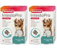 BEAPHAR - IntestoPro - Comprimés pour améliorer la consistance des selles - Favorise la Digestion - Ingrédient Actif d'origine Naturelle - pour Chiens (>20 kg) - 20 comprimés (Lot de 2)