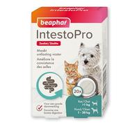 Beaphar Comprimés IntestoPro – Selles & digestion – Chats & petits chiens 1-15 kg – 20 comprimés