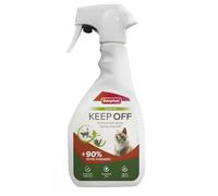 Beaphar - Keep Off - Spray répulsif Extérieur pour Chats - Outdoor - Protège Votre extérieur (Meubles, clôtures, terrasses) des marquages des Chats - Aux huiles essentielles - Jusqu’à 170m2-500 ML