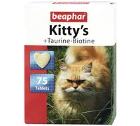 Beaphar KITTY'S + TAURINE-BIOTINE 75 COMPRIMÉS - comprimés vitaminés pour chats