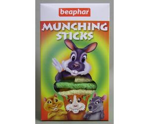 Beaphar - Knabbel Sticks, bâtonnets à grignoter pour Lapin et Rongeur - Complément Alimentaire/friandise - Répond aux Besoins des rongeurs - Facile à digérer - Ingrédients extrudés - 150 g