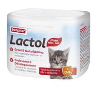 BEAPHAR - LACTOL - Lait maternisé pour Chaton en Poudre - Enrichi en DHA - Source de protéines de Haute qualité - pour Chaton Non sevré, Femelle gestante ou allaitante et Chat âgé ou Malade - 250 g