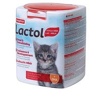 Beaphar - LACTOL - Lait maternisé pour Chaton en Poudre - Enrichi en DHA - Source de protéines de Haute qualité - pour Chaton Non sevré, Femelle gestante ou allaitante et Chat âgé ou Malade - 500 g