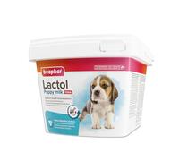 Beaphar - LACTOL - Lait maternisé pour Chiot en Poudre - Enrichi en DHA - Source de protéines de Haute qualité - pour Chiot Non sevré, Femelle gestante ou allaitante et Chien âgé ou Malade - 1 kg