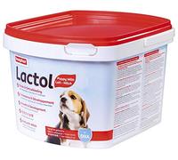Beaphar - LACTOL - Lait maternisé pour chiot en poudre - Enrichi en DHA - Source de protéines de haute qualité - Pour chiot non sevré, femelle gestante ou allaitante et chien âgé ou malade - 1 kg