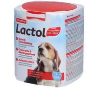 Beaphar Lait maternisé pour chiot LACTOL en poudre – Enrichi en DHA – 500 g