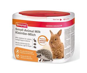BEAPHAR - Lait pour Petits Animaux - pour Lapins, hérissons et rongeurs - Substitut du Lait Maternel - Réduit Le Lactose pour Une Croissance et Un développement optimaux - 200 g