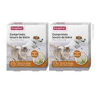 Beaphar Levure de Bière Complément Alimentaire Chien Chat 2x100 Comprimés Apport Vitamines & Minéraux