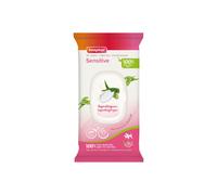 BEAPHAR - Lingettes Sensitive 100% végétales pour Chien et Chat - 98% Ingrédient naturels- Hypoallergéniques- À l'Aloe Vera et à la Pro-Vitamine B5- 0% parabène/alcool/parfum- pH neutre - 30 Lingettes