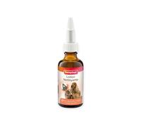 Beaphar - Lotion nettoyante pour Les Oreilles du Chien et du Chat - Permet Un Nettoyage en Douceur - Applicateur Souple - Système Compte-Gouttes - Pratique et Facile à Utiliser - 50 ML