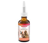 Beaphar - Lotion nettoyante pour Les Oreilles du Chien et du Chat - Permet Un Nettoyage en Douceur - Applicateur Souple - Système Compte-Gouttes - Pratique et Facile à Utiliser - 50 ML