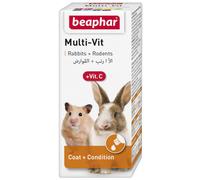 Beaphar MULTI-VIT SM. ANIMAL + VIT.C 20 ml - complément vitaminique pour lapins et rongeurs