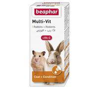 BEAPHAR Multi-Vit + Vit.C Préparation Vitaminée Pour Lapins et Rongeurs 20 ml