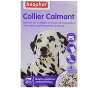 Beaphar - NO Stress - Collier calmant à la Valériane pour Chien - Réduit Le Stress et Les problèmes comportementaux sans dépendance ni Somnolence - 1 Collier 65 cm - 4 semaines d'action