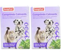 Beaphar - NO Stress - Comprimés calmantes à la Valériane pour Chien et Chat - Extraits naturels de Plantes - Réduit Le Stress & problèmes comportementaux sans dépendance ni Somnolence - 20 comprimés