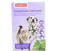 Beaphar - NO Stress - Comprimés calmantes à la Valériane pour Chien et Chat - Extraits naturels de Plantes - Réduit Le Stress & problèmes comportementaux sans dépendance ni Somnolence - 20 comprimés