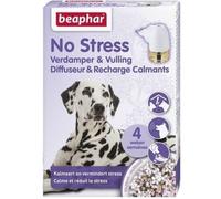 Diffuseur + Recharge Calmant 30J No Stress pour Chien - Beaphar - À base de Valériane - Petit - Adulte