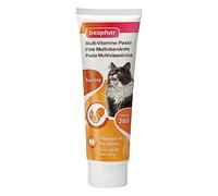 BEAPHAR - Pâte multivitaminée à la taurine et aux omégas pour chat - Complément alimentaire - Favorise la brillance du pelage - Renforce le système cardiaque et l’acuité visuelle - Tube 100 g
