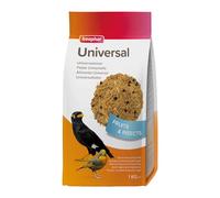 BEAPHAR - Pâtée Universelle pour Oiseaux - Aliment complémentaire pour Les Oiseaux Insectivores & frugivores - Très appètent - Contient des Fruits et des vers de Farine séchés - 1kg