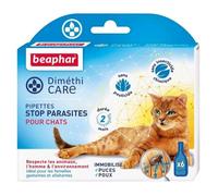 Beaphar Pipettes Stop Parasites Diméthicare - Pour Chat - 6 Pipettes