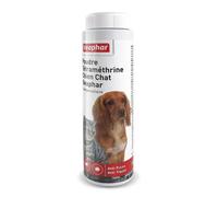 BEAPHAR - Poudre Anti-puces et Anti-tiques pour Chien et Chat - Élimine Les puces et Les tiques - sans rinçage - 150g