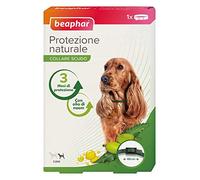 Beaphar Protection Naturelle, Collier Bouclier réglable pour Chien Moyen, avec Huile de Neem, jusqu'à 3 Mois de Protection, 65 cm