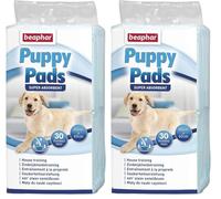 Beaphar - Puppy Pads, Tapis propreté pour Chiot et Chien - Tapis éducateur permettant d’enseigner la propreté aux Animaux - Ultra-Absorbant - Hygiène optimale - Pratique à Utiliser - 30 Tapis