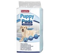 Beaphar - Puppy Pads, Tapis propreté pour Chiot et Chien - Tapis éducateur permettant d’enseigner la propreté aux Animaux - Ultra-Absorbant - Hygiène optimale - Pratique à Utiliser - 30 Tapis
