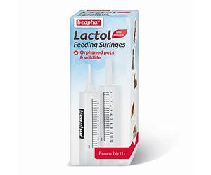 Beaphar - Seringues d'alimentation Lactol - Utilisation avec substitut de lait animal - Aide à nourrir et nourrir les nouveau-nés, orphelins, convalescents et malades et animaux sauvages - Conçu pour