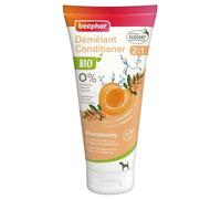 BEAPHAR - Shampoing Démêlant 2 en 1 labellisé ECOCERT pour chien - Contient de l'Aloe Vera, de l'huile d'Argan et de l'abricot Bio - pH neutre - Sans parabène/silicone/colorant et sans alcool - 200 ML