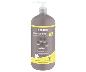 BEAPHAR - Shampoing Premium démêlant pour Chien aux Poils Longs - Aux extraits naturels de céramides végétales & d’Avoine - Démêle et nourrit - Pelage Brillant - pH Neutre & sans parabens - 750 ML