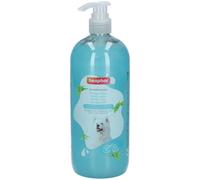 BEAPHAR - Shampooing Essentiel Pelage Blanc pour Chien - Extra-Doux - Pelage Brillant - Contient Extrait de Thé Vert et Aloe Vera - sans parabène ni Silicone - pH Neutre - Produit Vegan - 1L