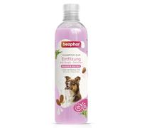 BEAPHAR - Shampooing démêlant - Dissout Les Poils emmêlés - Doux pour la Peau - avec Huile d'amande et Aloe Vera - PH Neutre - 0% paraben - Parfum Frais - Végétalien - 250 ML