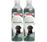 BEAPHAR - Shampooing Essentiel Pelage Noir pour Chien - Extra-Doux - Pelage Brillant - Contient de la Sauge et de l'Aloe Vera - sans parabène ni Silicone - pH Neutre - Produit Vegan - 250 ML