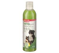 Beaphar - VETOPURE - Shampoing répulsif antiparasitaire pour Chien et Chat - Extraits de Margosa, de Pyrèthre et de Lavandin - Contre Les puces, tiques et moustiques - Action immédiate - 250ml