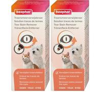 Beaphar - Solution Contre Les Traces de Larmes pour Chien et Chat - Enlève Les Traces et Taches Peu esthétiques - Empêche la décoloration - Nettoie en Douceur - Idéal pour Les pelages clairs - 50 ML