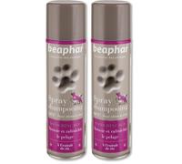 BEAPHAR - Spray shampoing Sec pour Chien et Chat - À l’extrait de Riz - Nettoie & rafraîchit Le Pelage - Absorbe l’excès de sébum, Sensation de fraîcheur - sans rinçage - Facile à appliquer - 250 ML