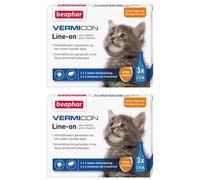 beaphar® VERMICON Line-on pour chattons Pipette(S) Unidose(S) 2x3x0,75 ml