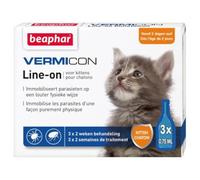 beaphar® VERMICON Line-on pour chattons Pipette(S) Unidose(S) 3x0,75 ml