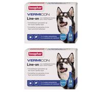 beaphar® VERMICON Line-on pour chiens moyens Pipette(S) Unidose(S) 2x3x3 ml