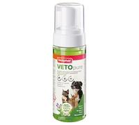 BEAPHAR - VETOPURE - Mousse répulsive antiparasitaire pour Chat, Chien et Petit Mammifère - Extraits de Margosa, Pyrèthre et Lavandin - Contre Les puces, tiques et moustiques - sans rinçage - 150 ML