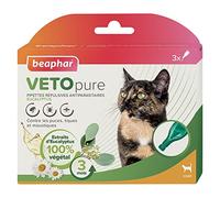 Beaphar Veto Pure Pipettes Répulsifs Antiparasitaires Chat Eucalyptus 3x1ml