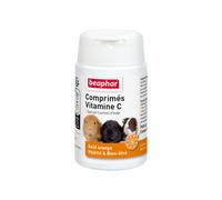 Beaphar - Comprimés de Vitamine C pour Cochon d'Inde - Goût Orange - Apporte vitalité et Bien-être - Répond aux Besoins des cochons d’Inde en Vitamine C - Bonne santé - 100 pièces