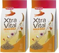 BEAPHAR - XTRAVITAL - Alimentation Premium pour Canaris - Contient Fruits, graines et patée aux œufs - Renforce Le système immunitaire - Procure vitalité et maintient en Bonne santé - 500g (Lot de 2)