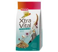 BEAPHAR - XTRAVITAL - Alimentation Premium pour Grandes Perruches - Contient Fruits, graines et patée aux œufs - Renforce Le système immunitaire - Procure vitalité et maintient en Bonne santé - 500g